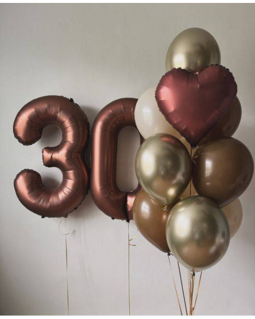 Набор шаров на 30 лет