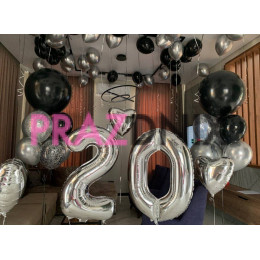 Набор шаров на 20 лет