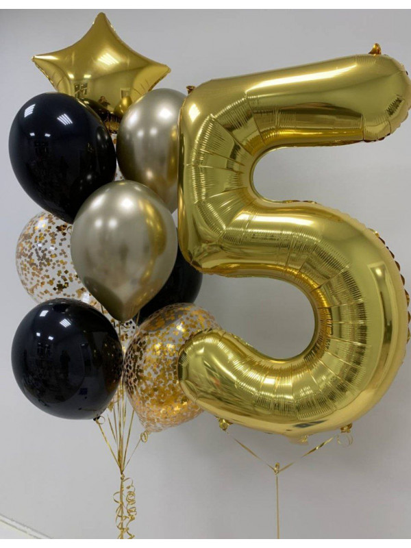 Черно-золотой набор на 5 лет