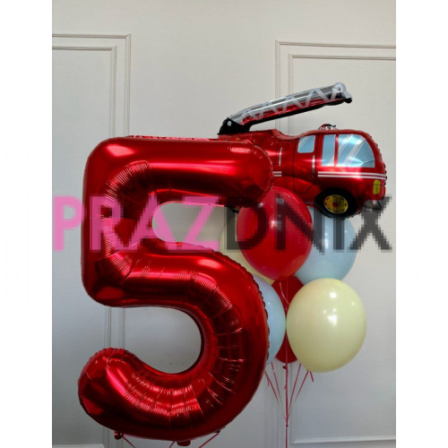 Набор на 5 лет с пожарной машиной