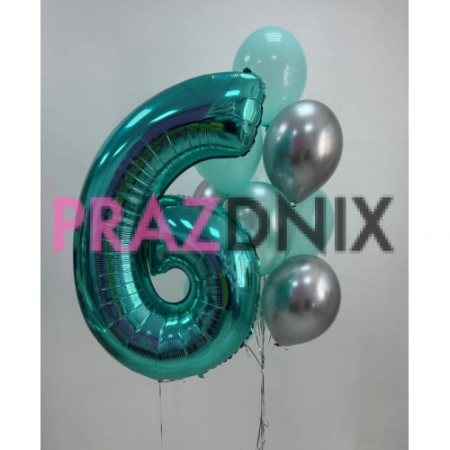Бирюзовый набор на 6 лет