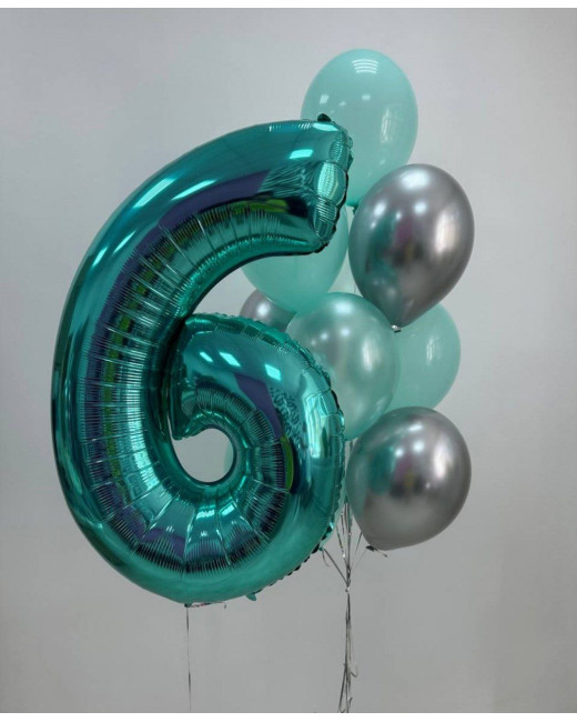 Бирюзовый набор на 6 лет