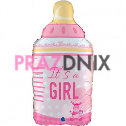 Г ФИГУРА IT'S A GIRL Бутылка розовая